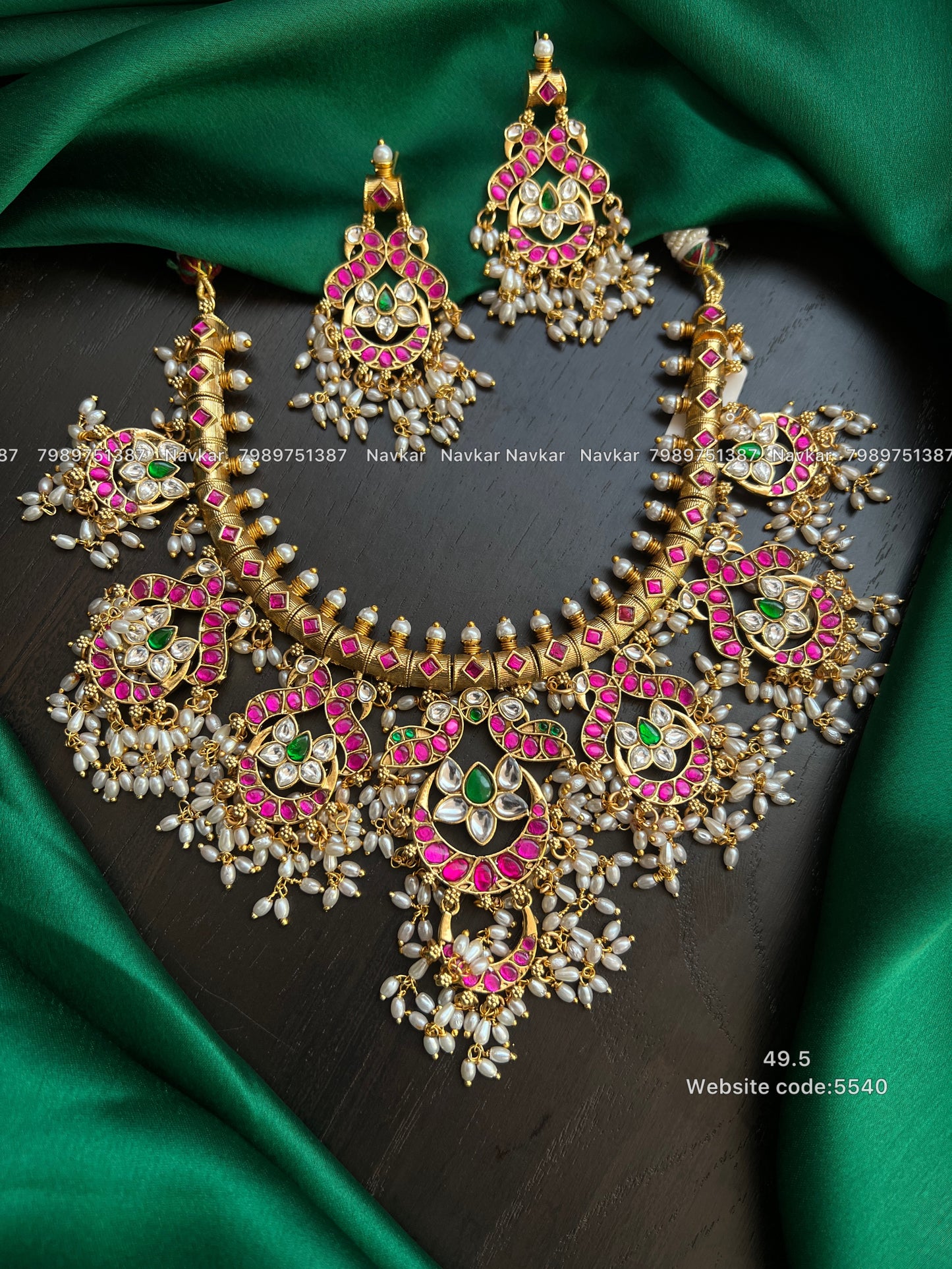 Kundan Guttapusalu necklace