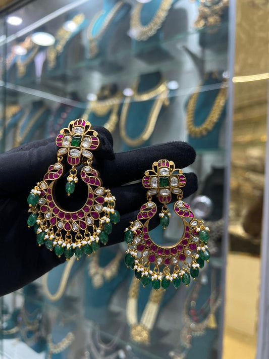 Kundan earrings