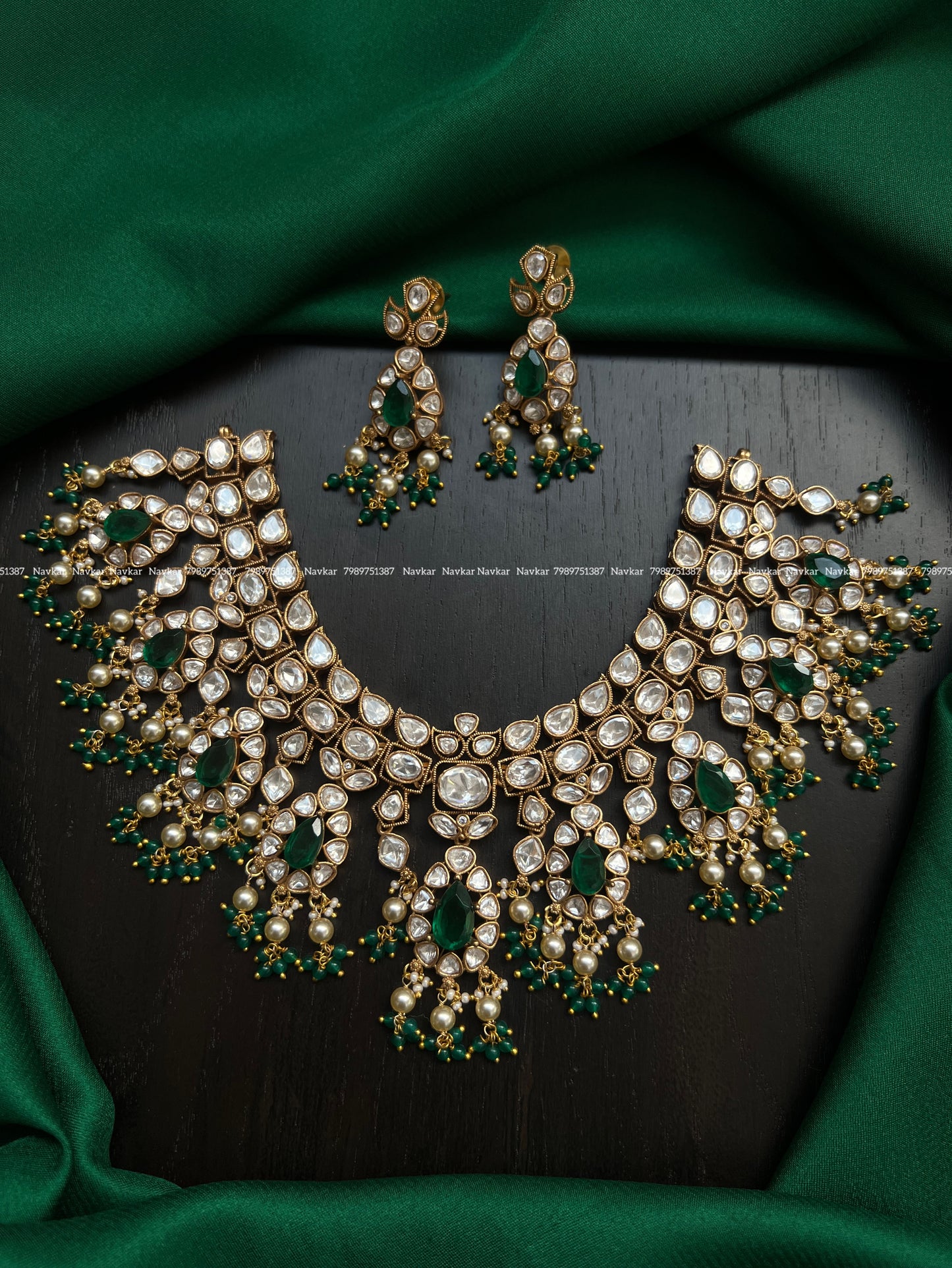 Mossonite necklace