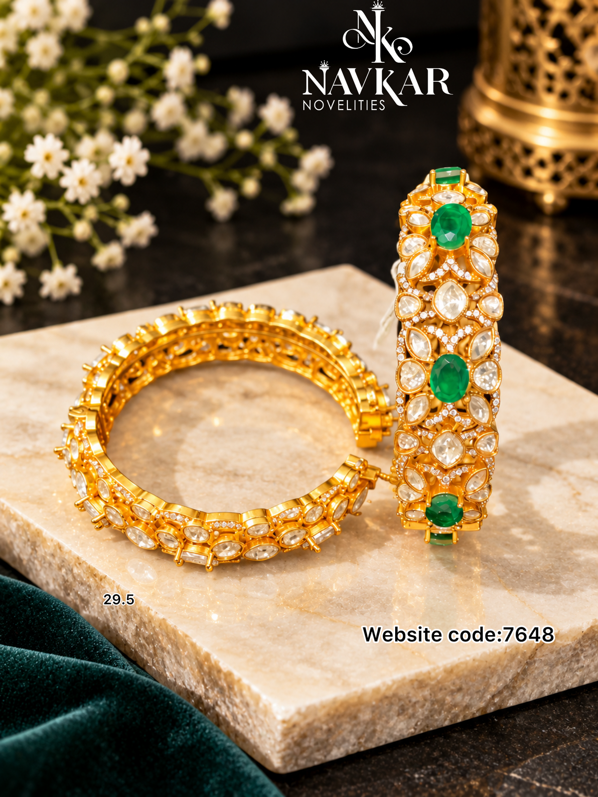 Mossonite Bangles (single)