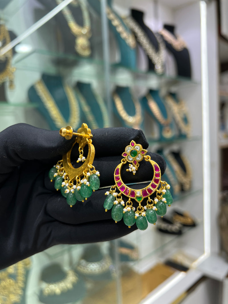 Kundan earrings