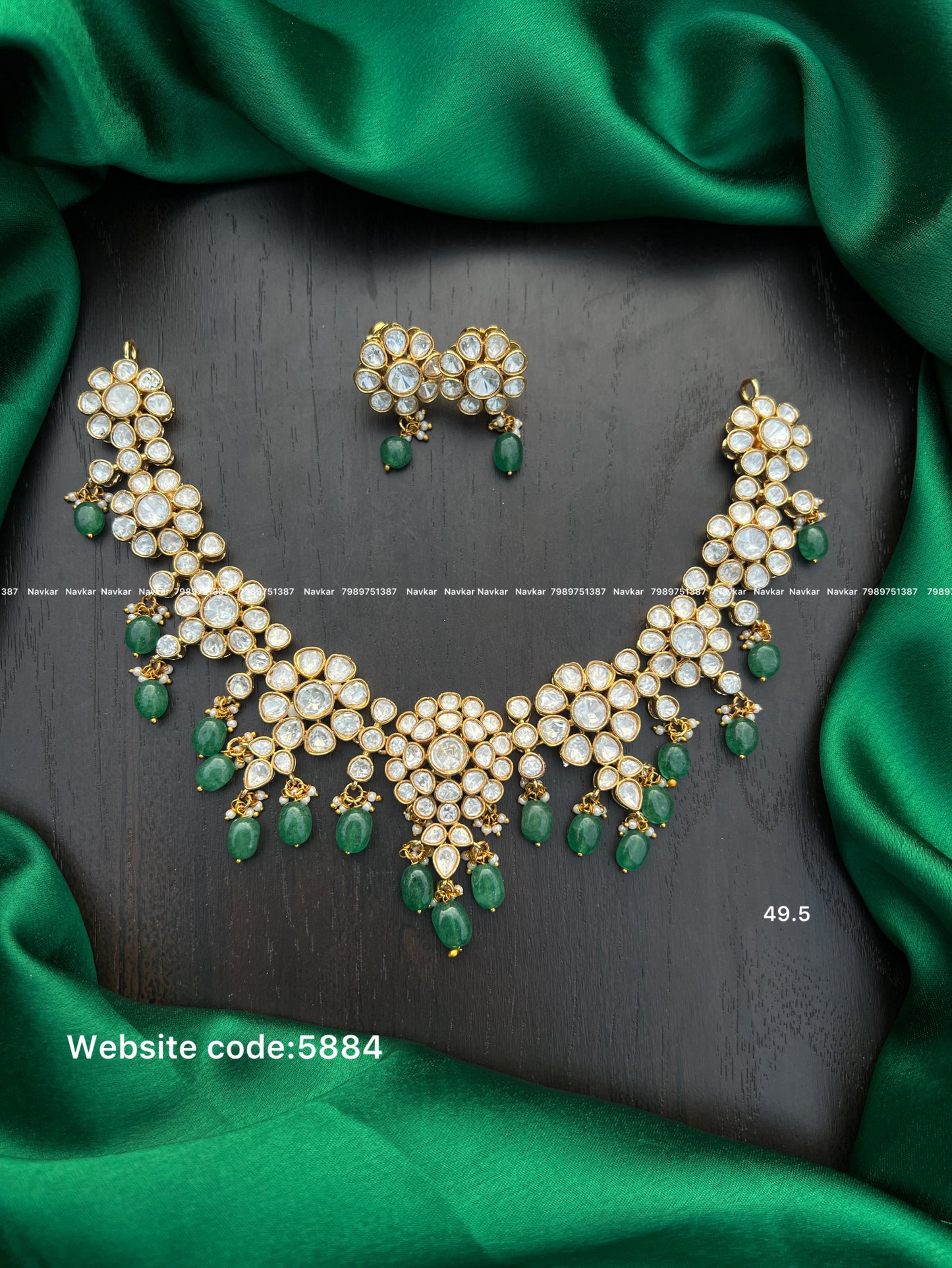 Mossonite necklace