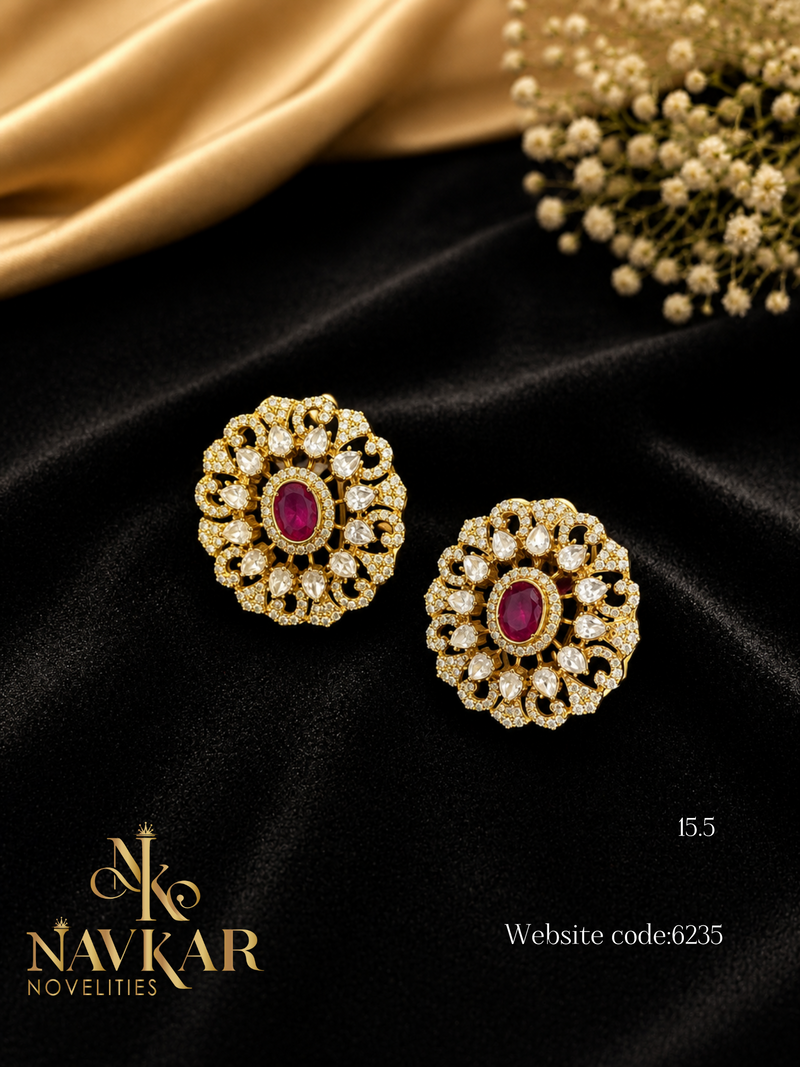 Mossonite earring