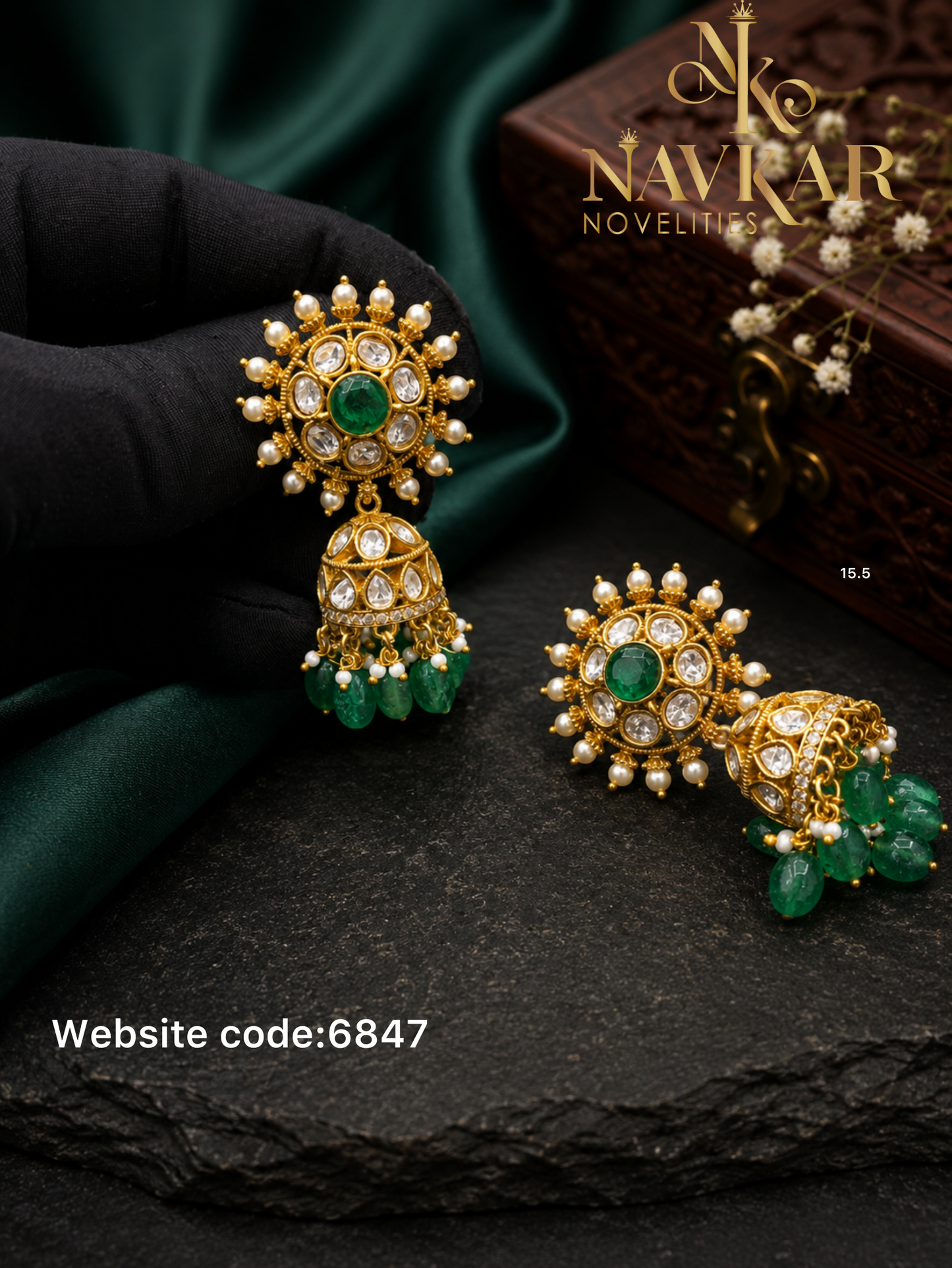 Mossonite earring