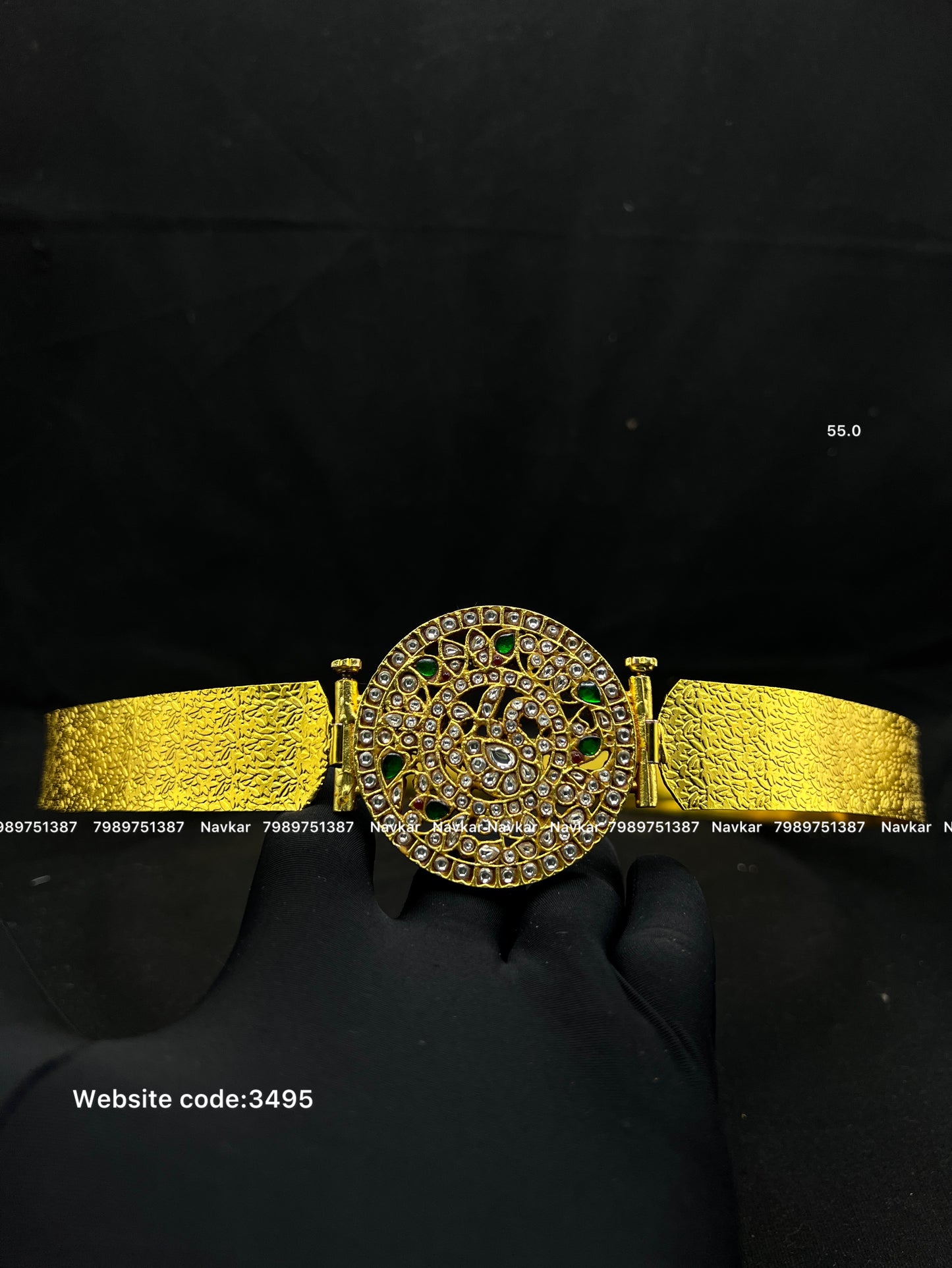 Kundan hip belt