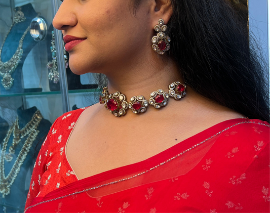 Mossonite necklace