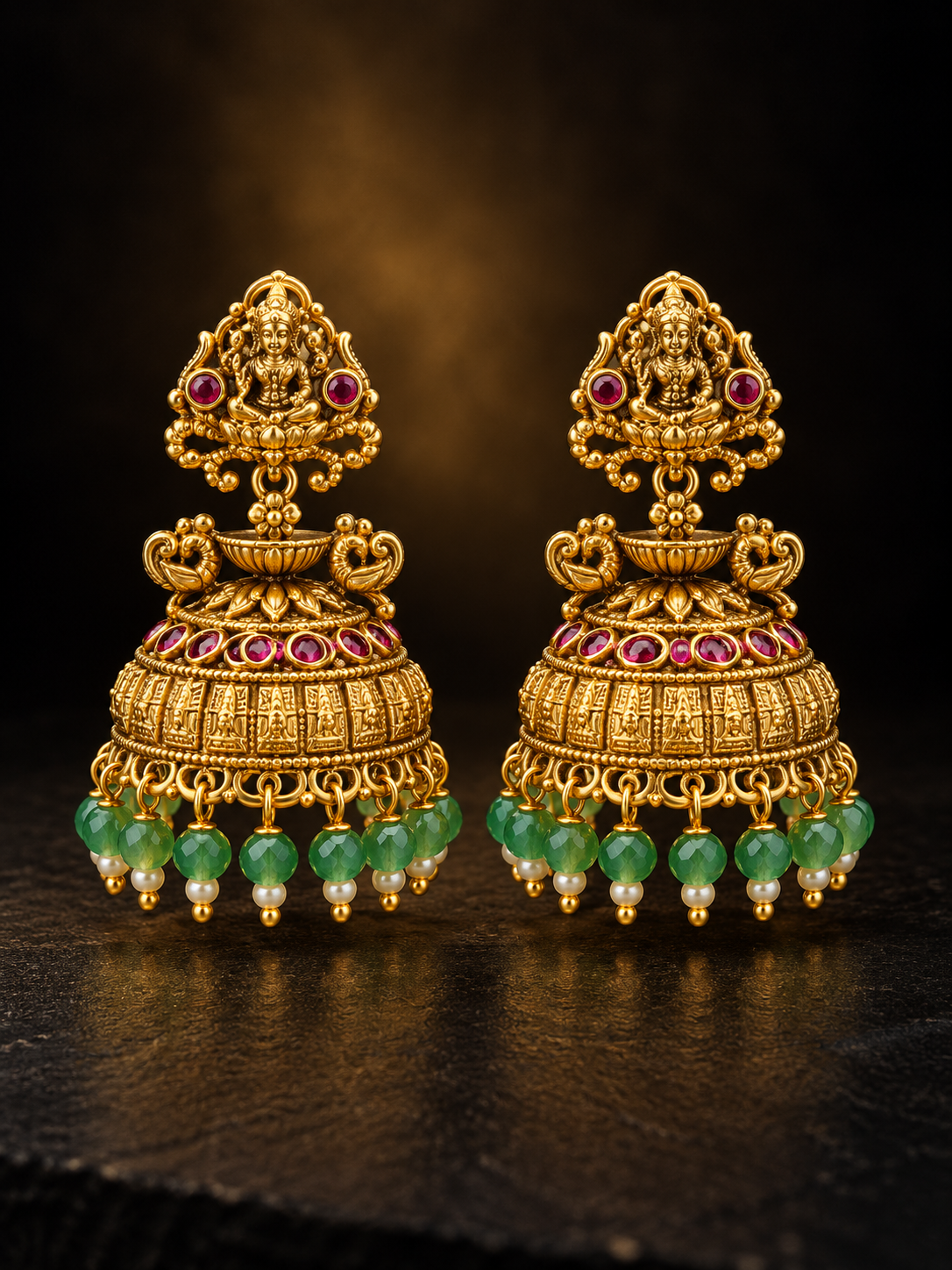 Kundan Nagshi earring