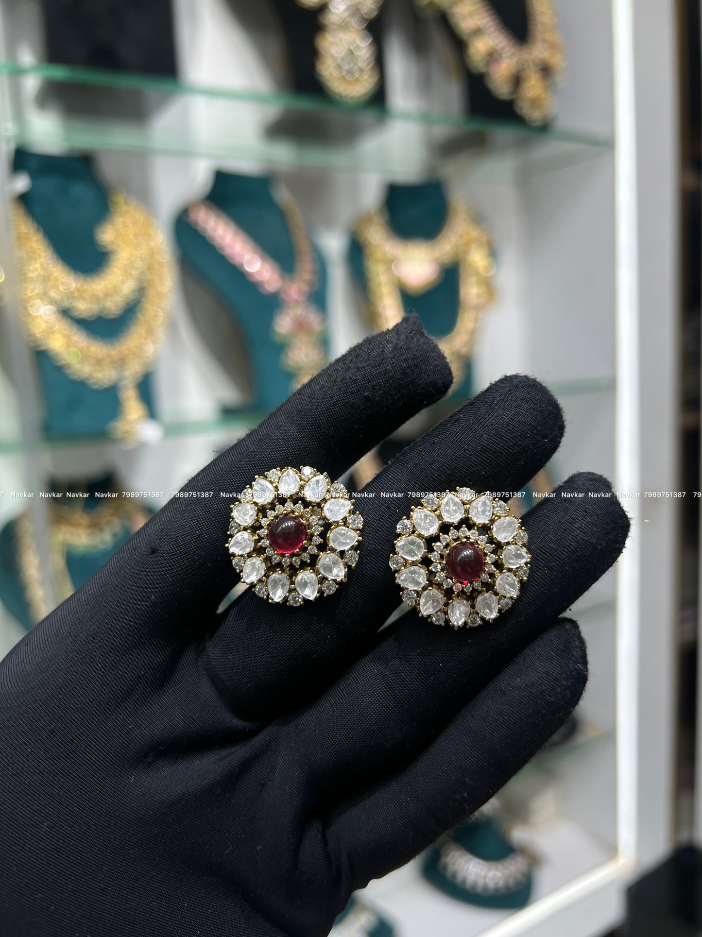 Mossonite earring