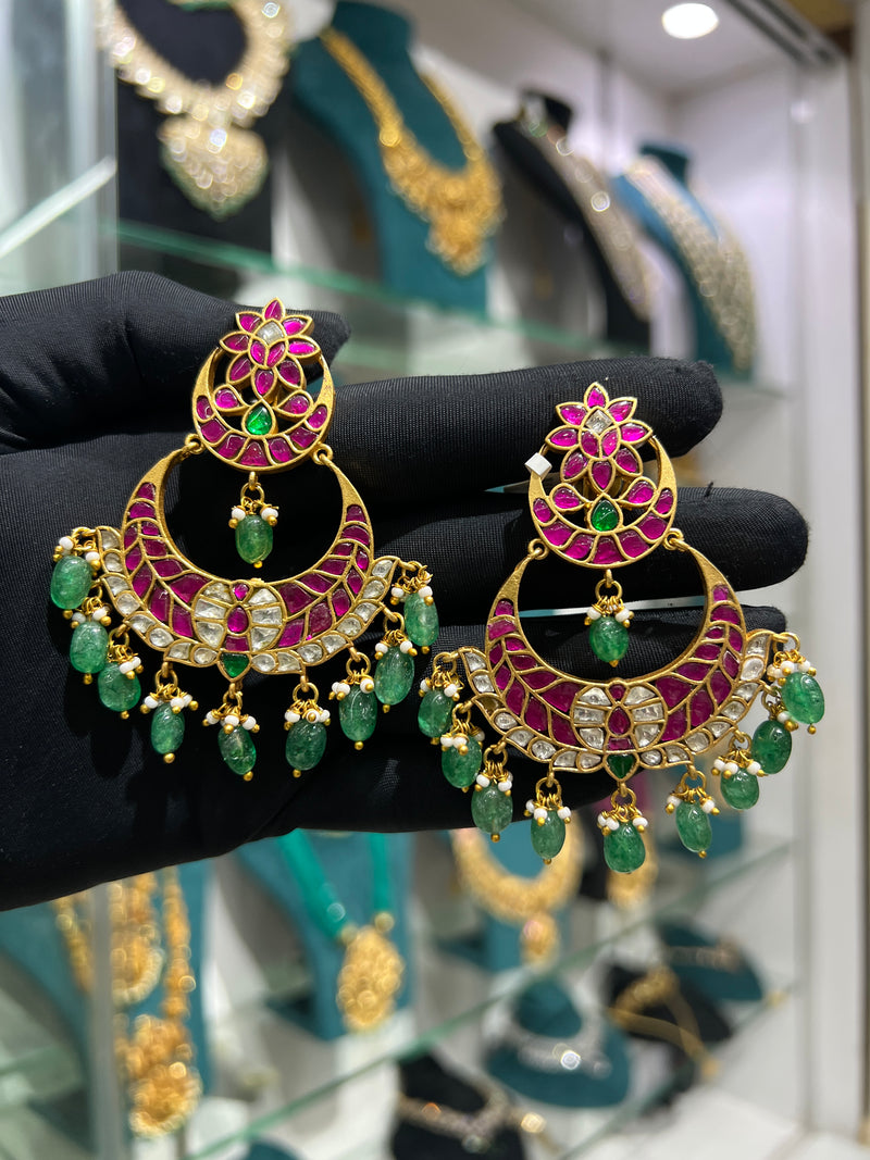 Kundan earrings