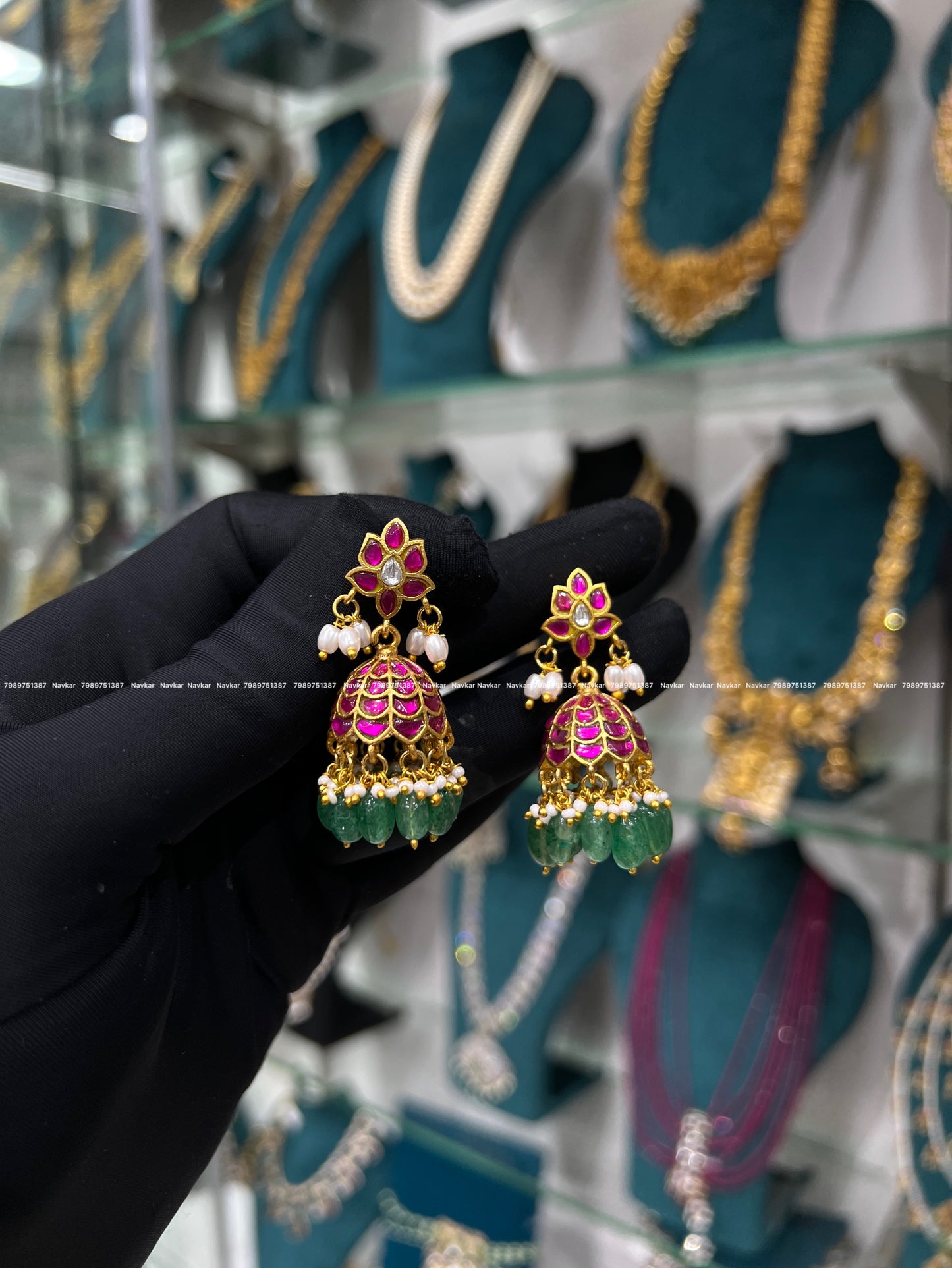 Kundan earring