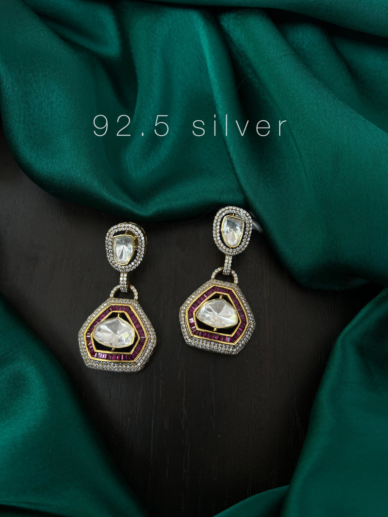 92.5 silver earrings