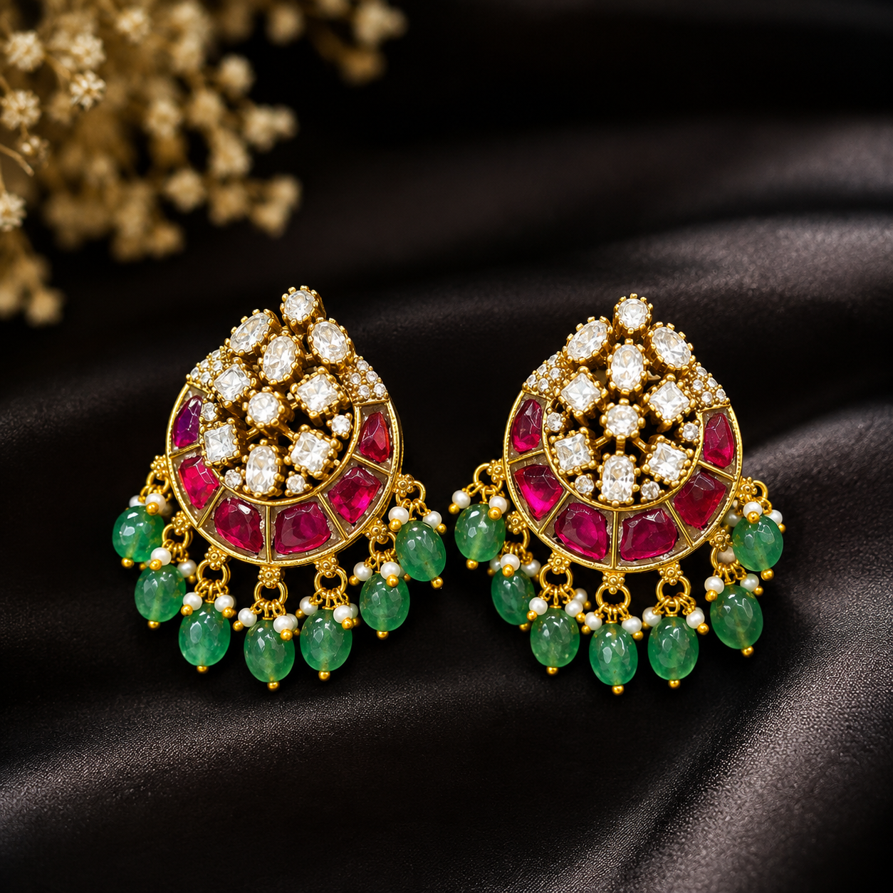 Kundan earring