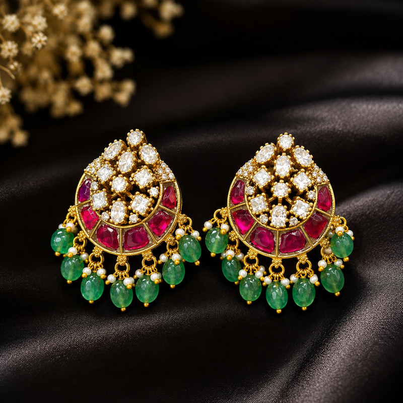Kundan earring