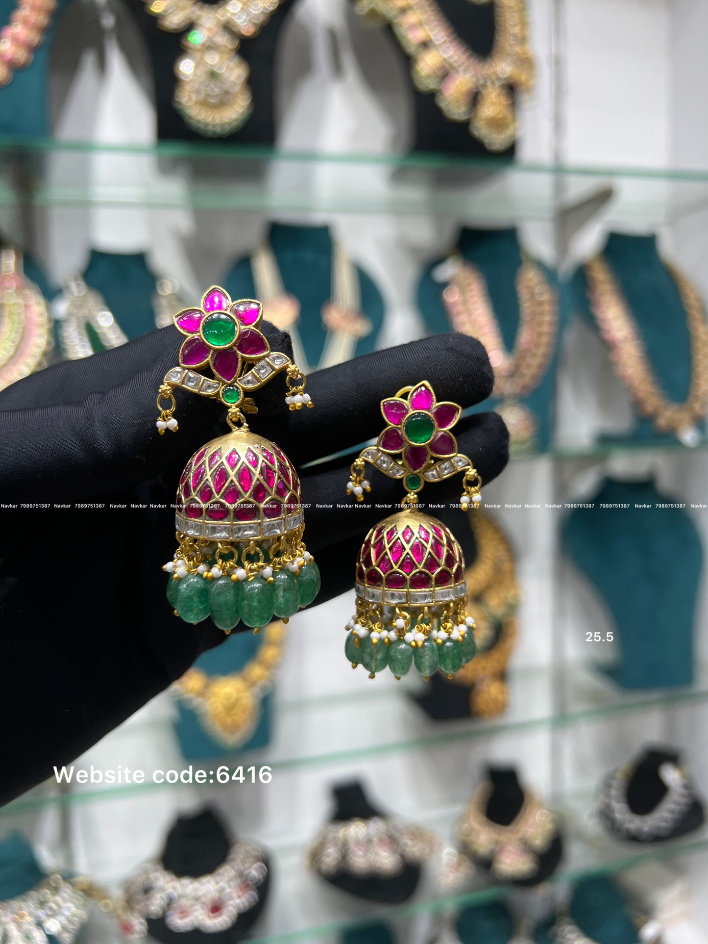 Kundan earring