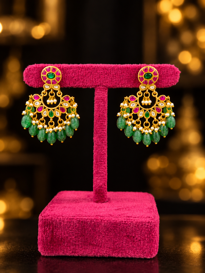 Kundan earring