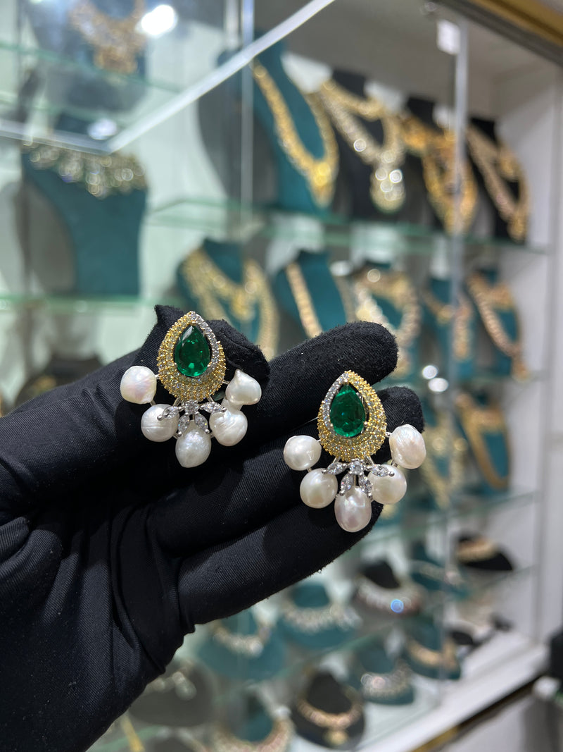 Real peal earring