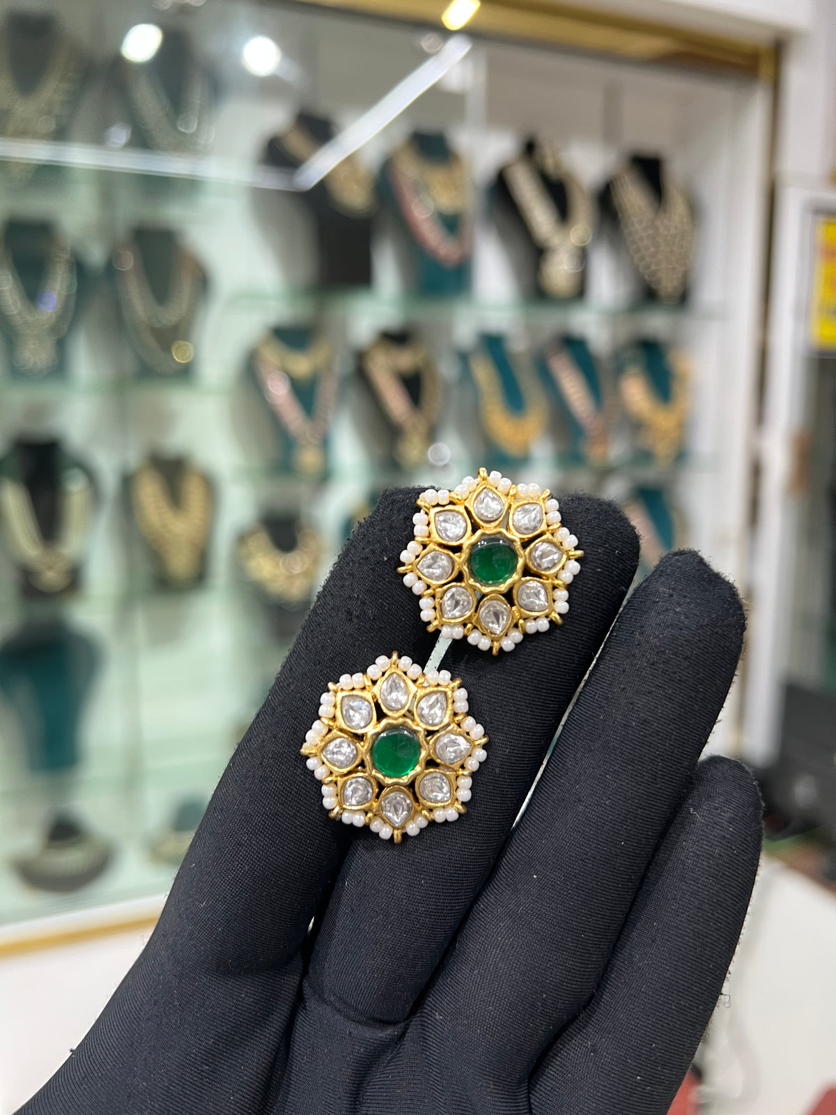 Kundan earring