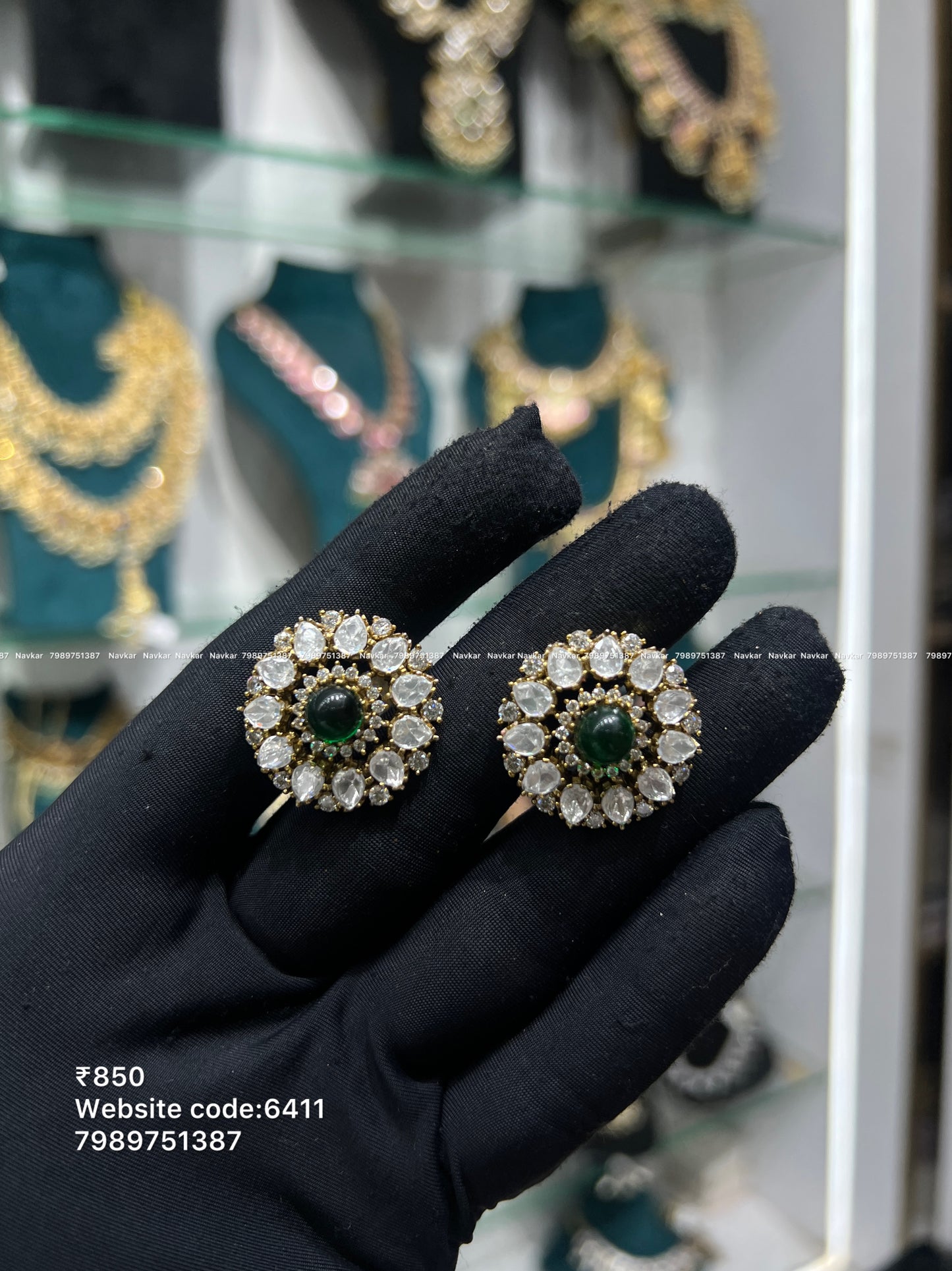 Mossonite earring