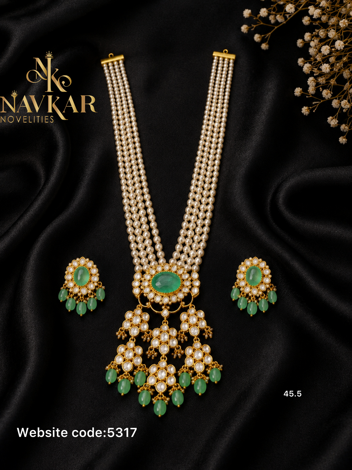 Mossonite haram and earrings