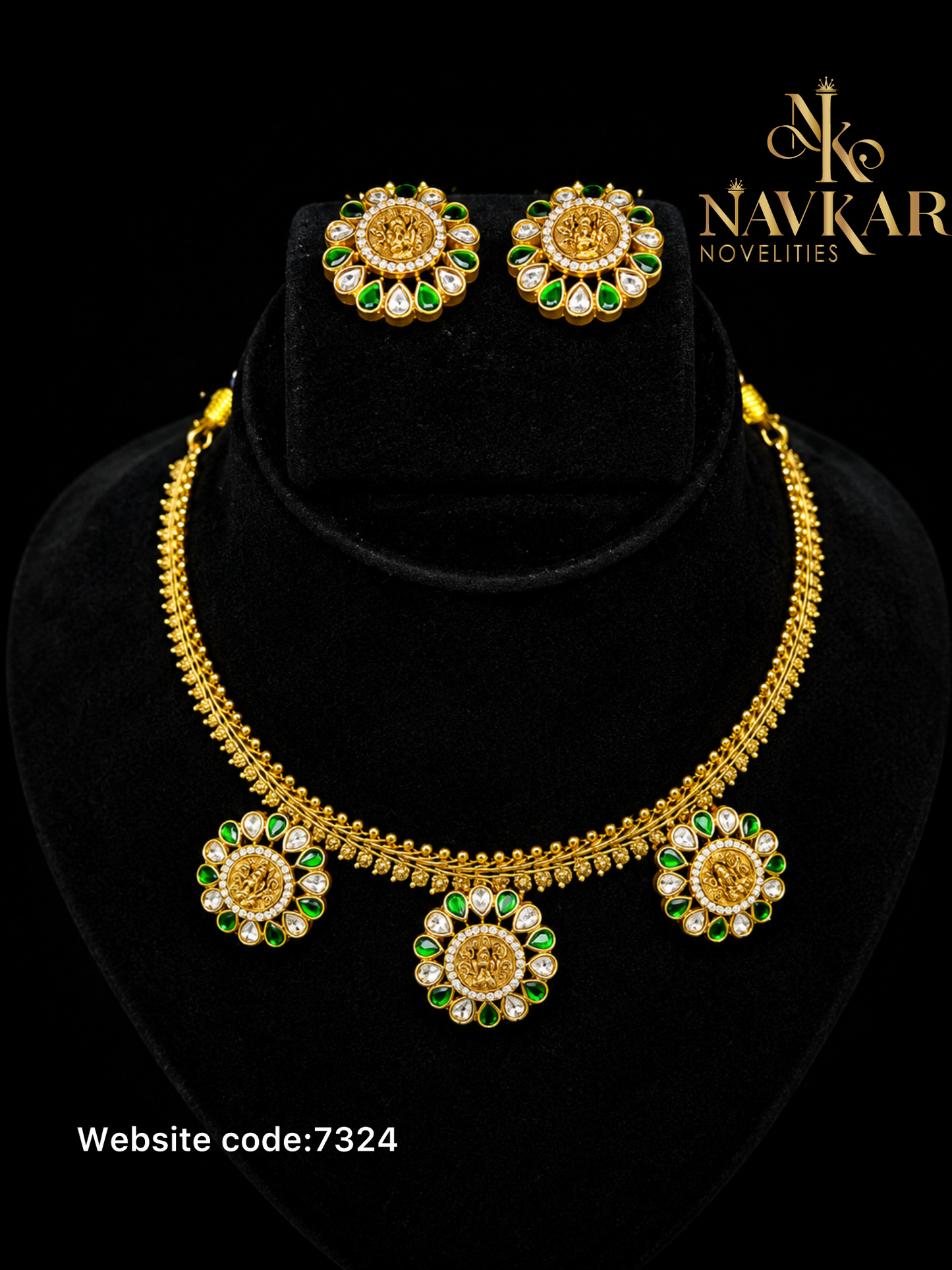 Kundan Nagshi necklace