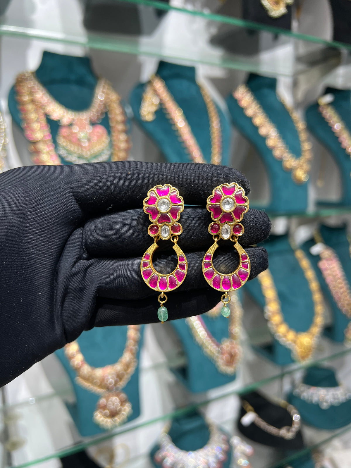 Kundan earring