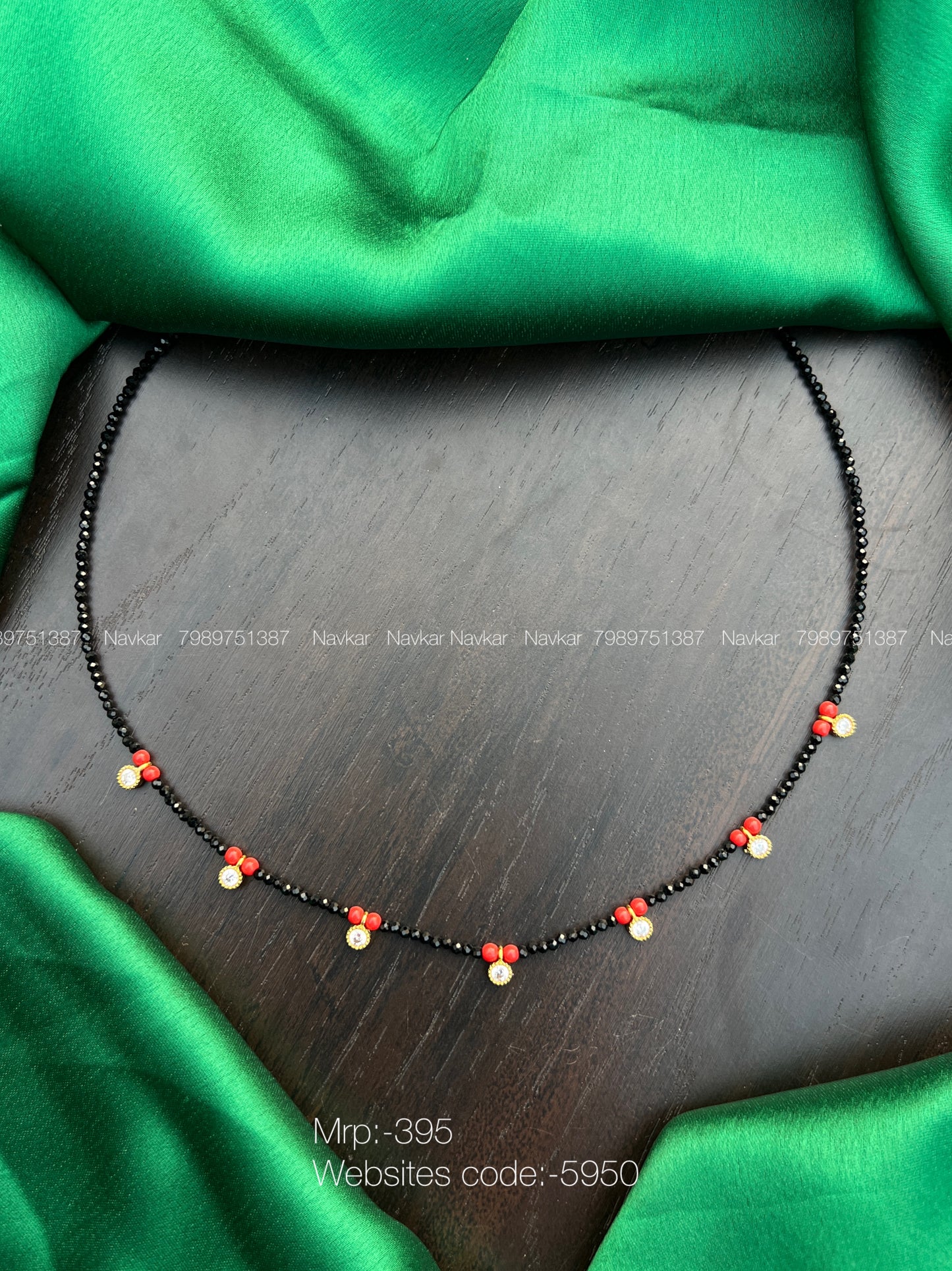 Black beads