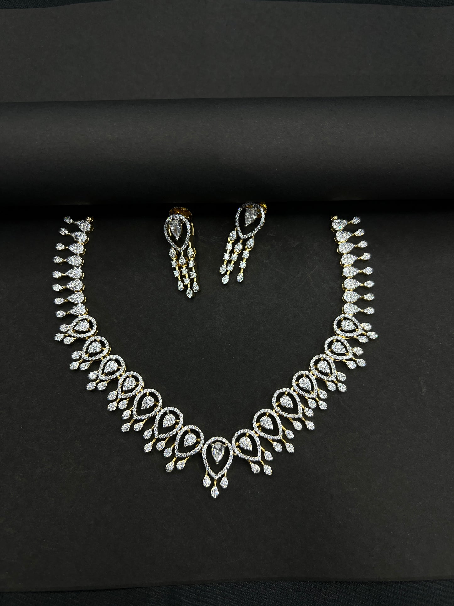 Gj Necklace and Earrings