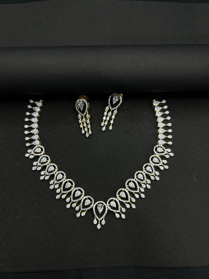 Gj Necklace and Earrings