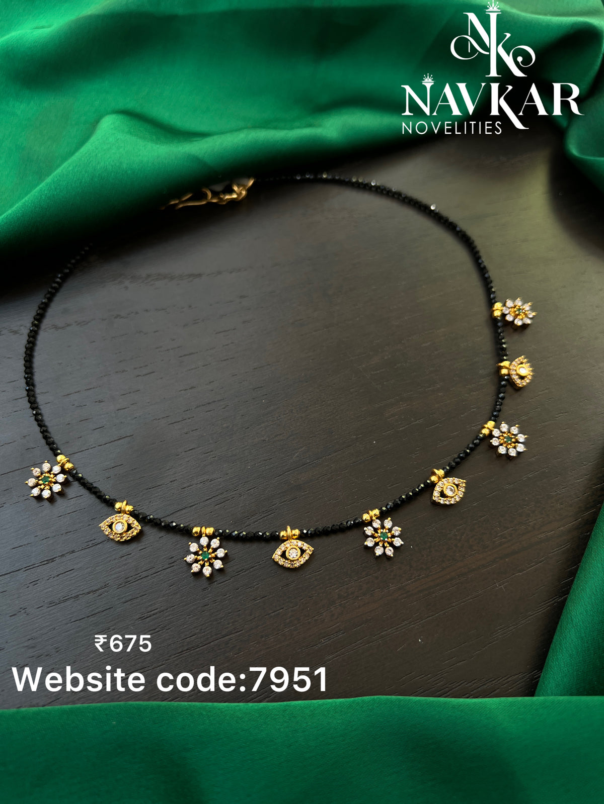 Black beads