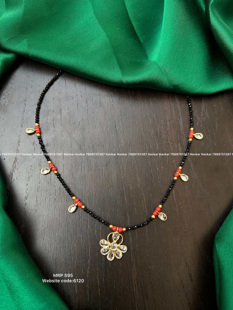 Black beads