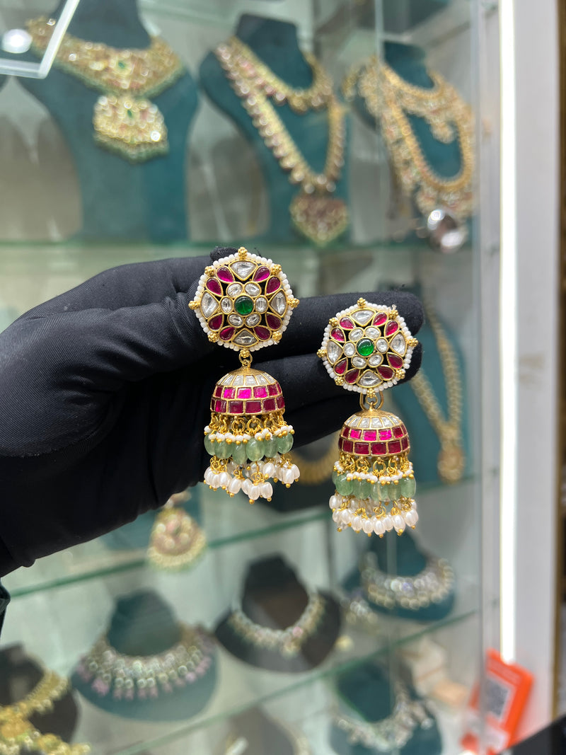 Kundan earrings