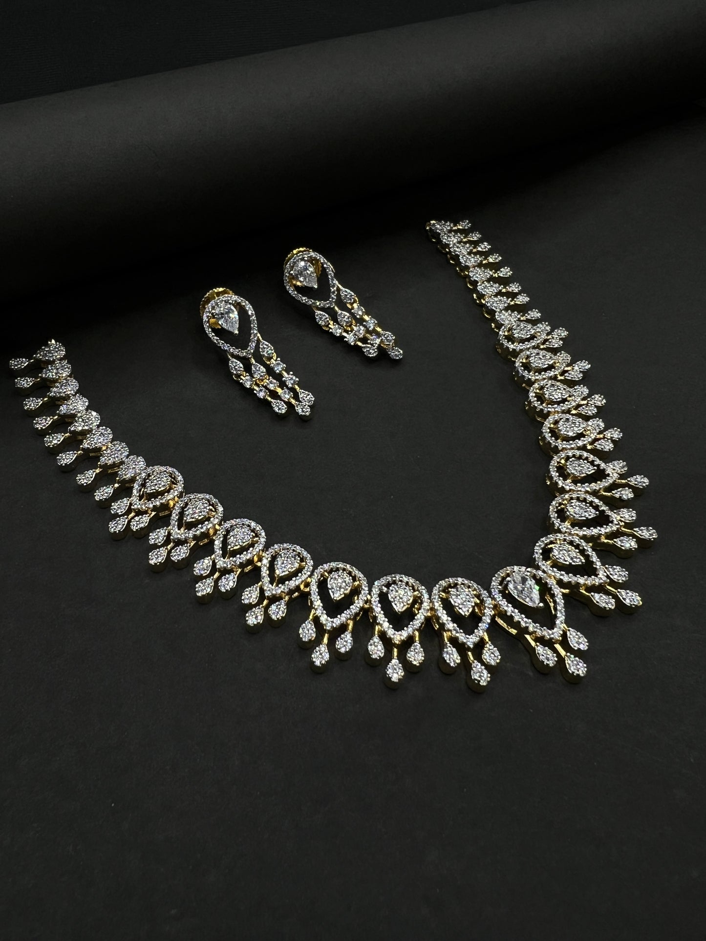 Gj Necklace and Earrings