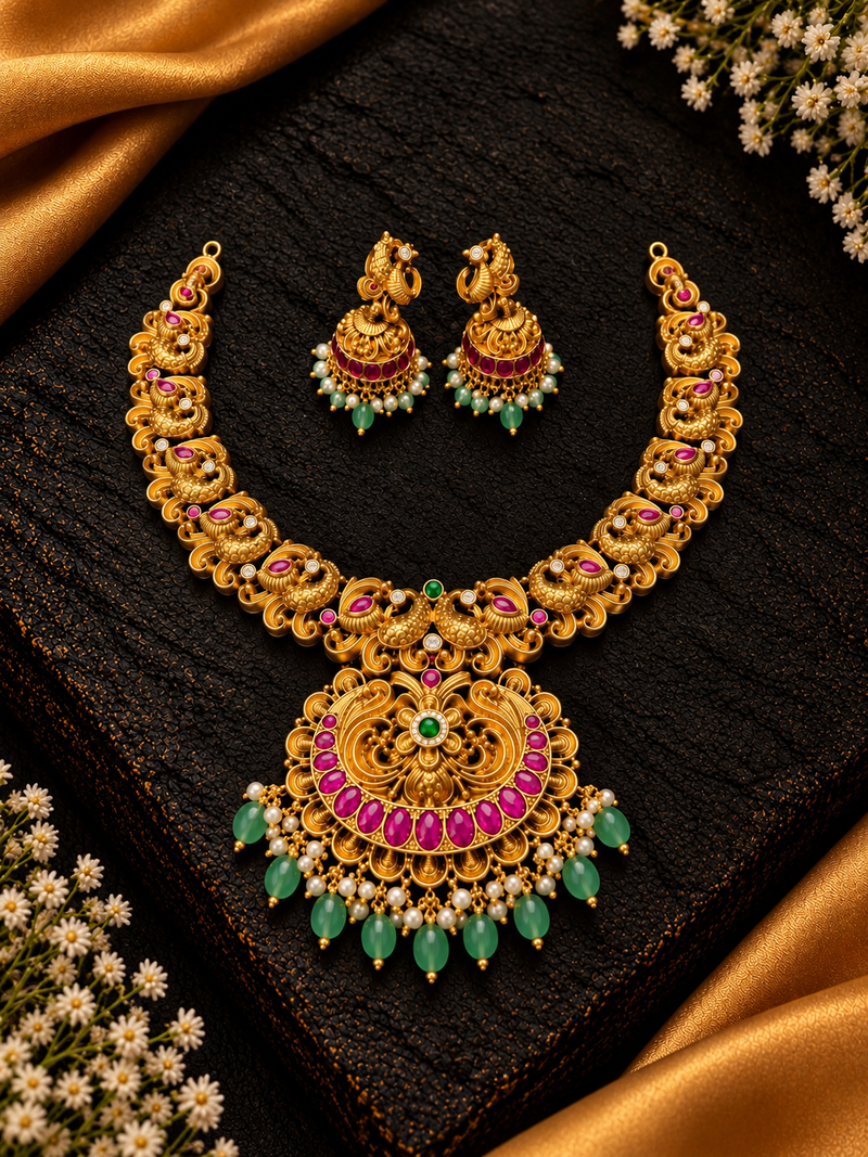 Kundan Nagshi necklace