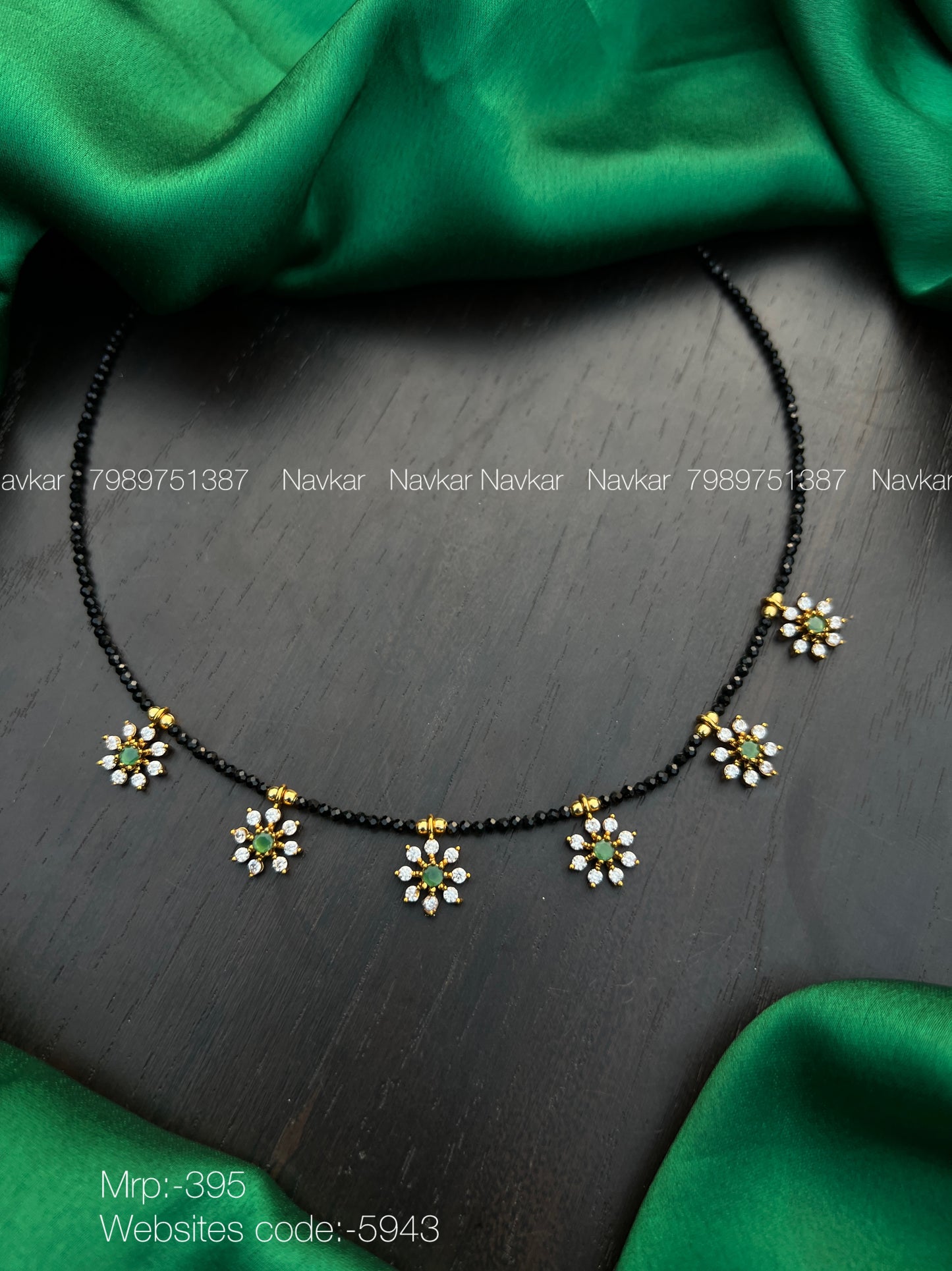 Black beads