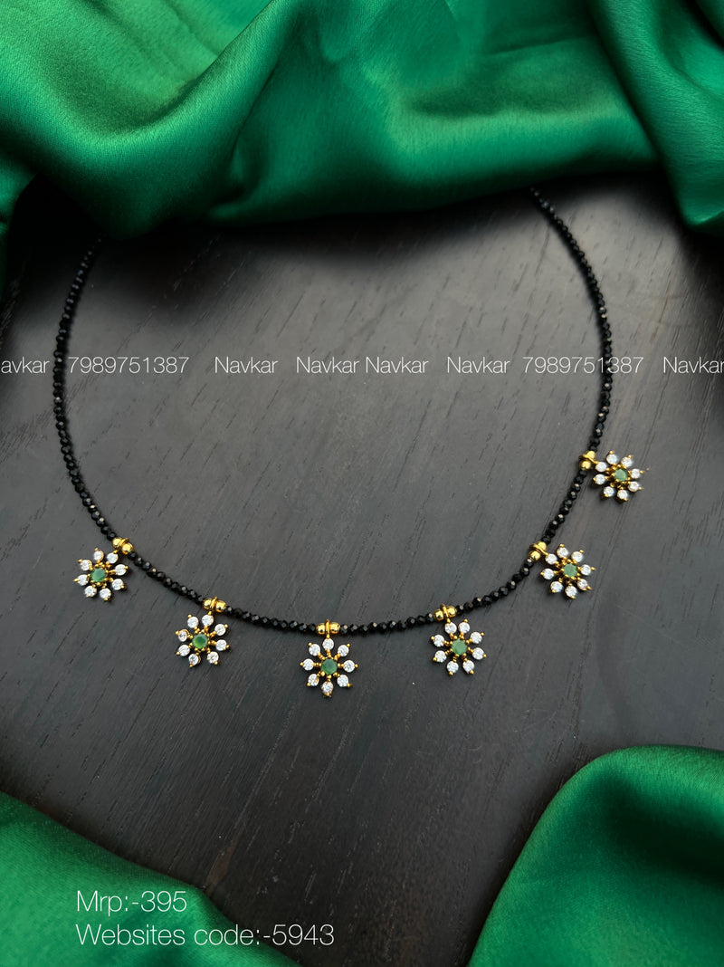 Black beads