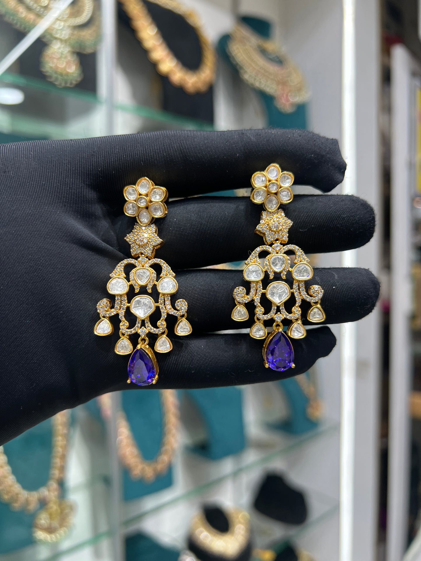 Mossonite earring