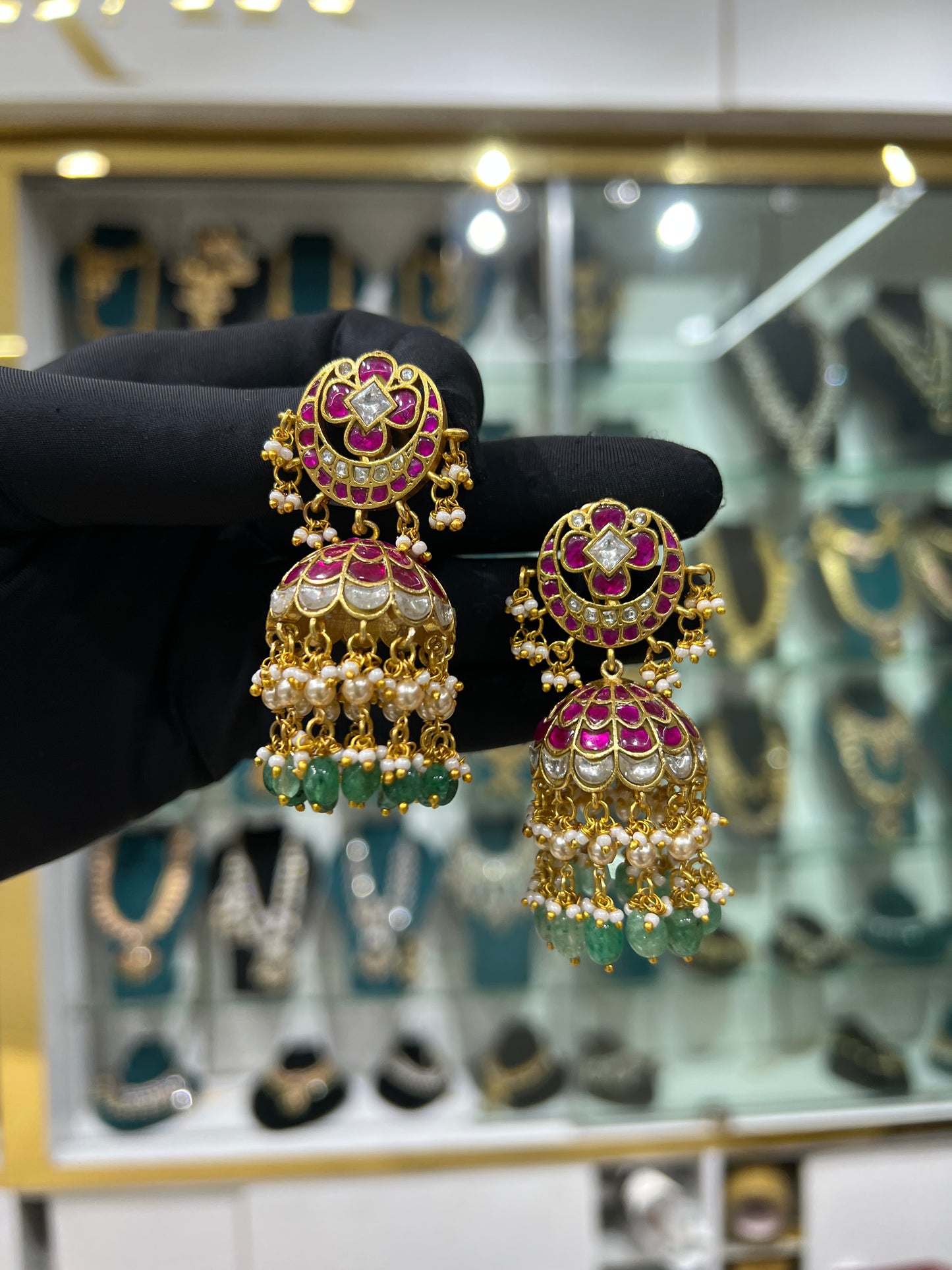 Kundan earring