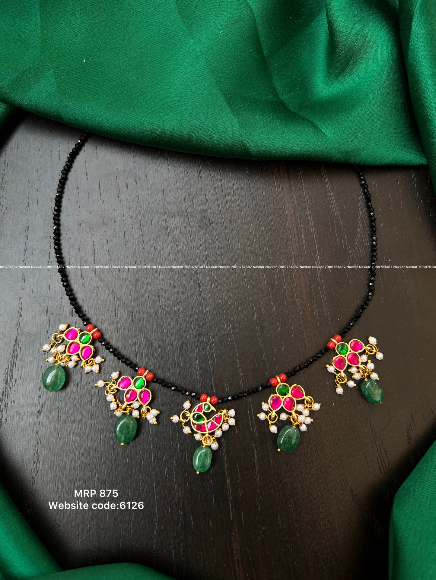 Black beads