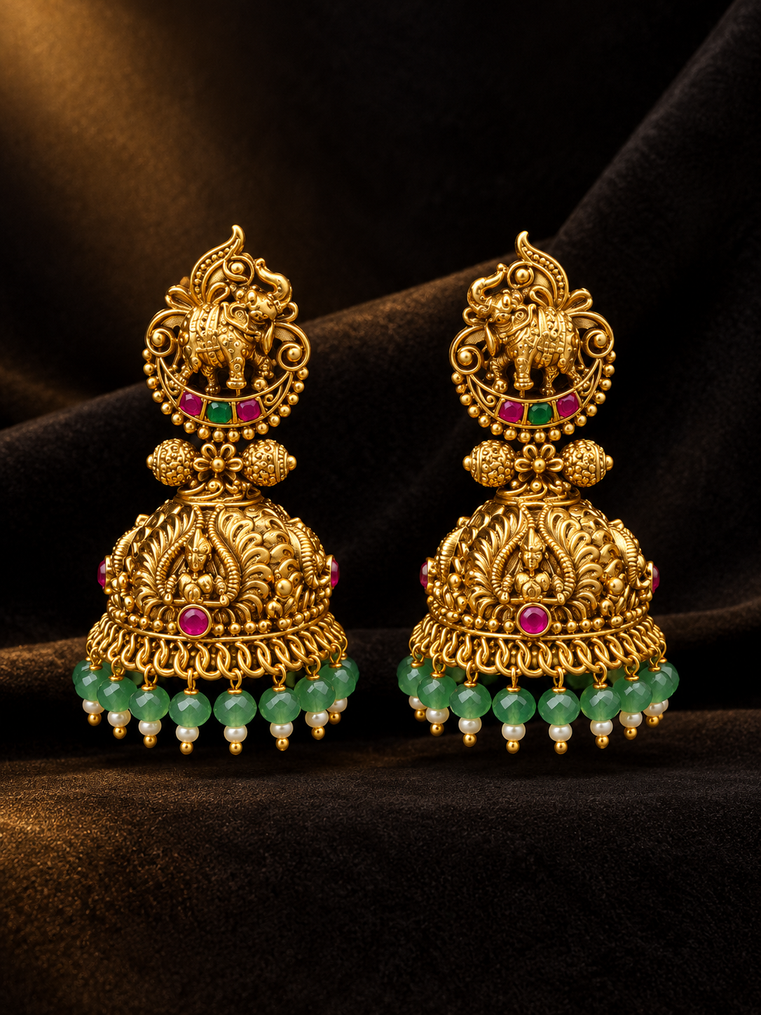 Kundan Nagshi earring