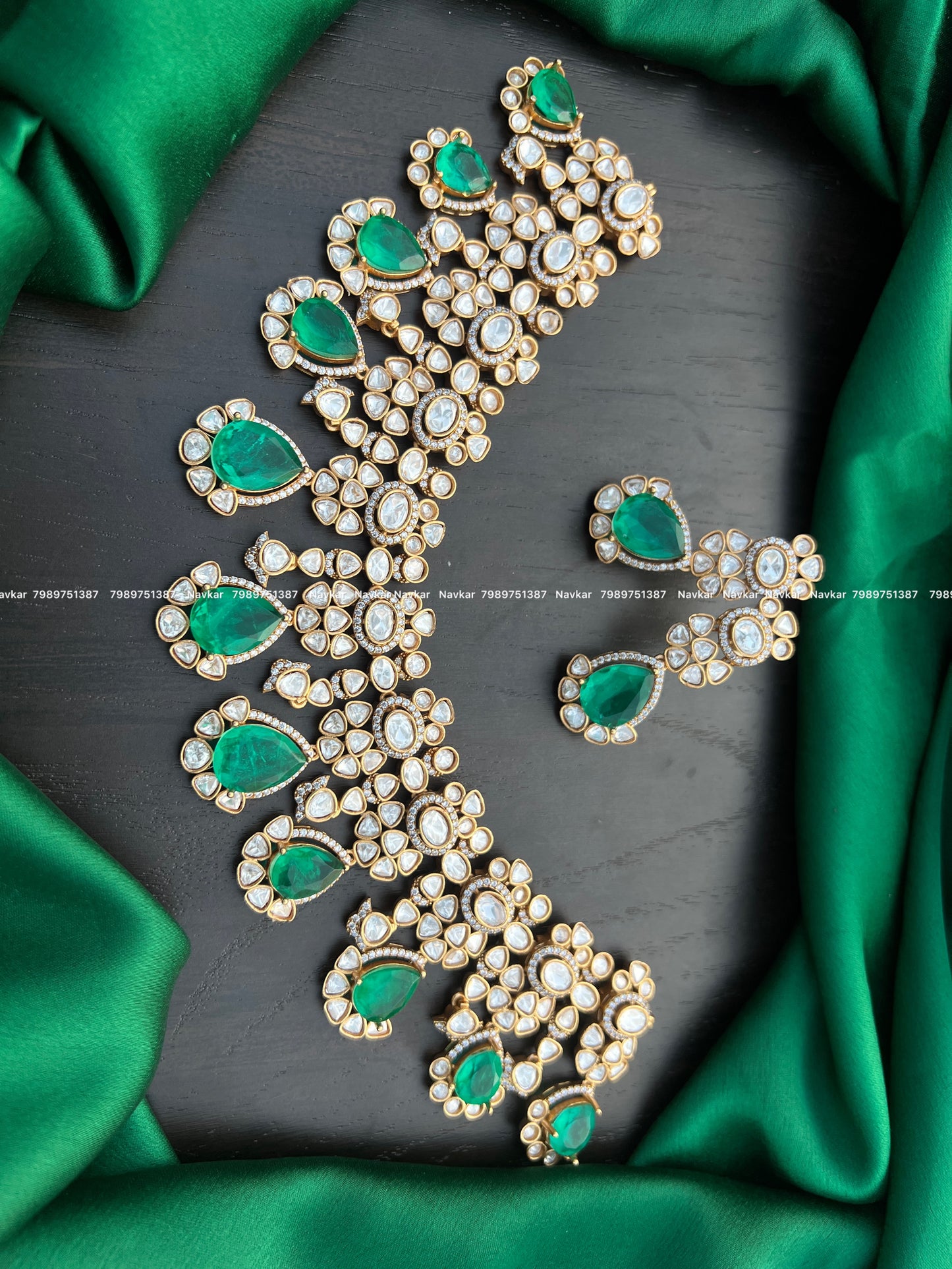 Mossonite necklace