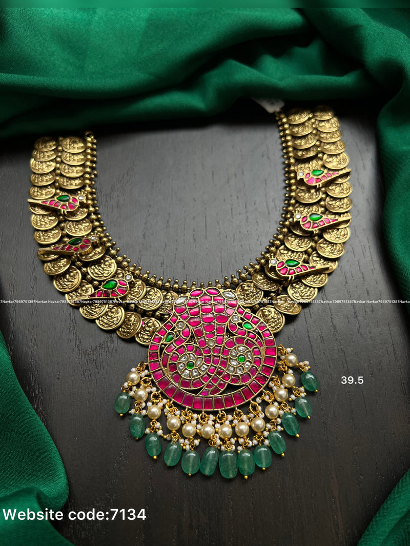 Kundan Nagshi Necklace
