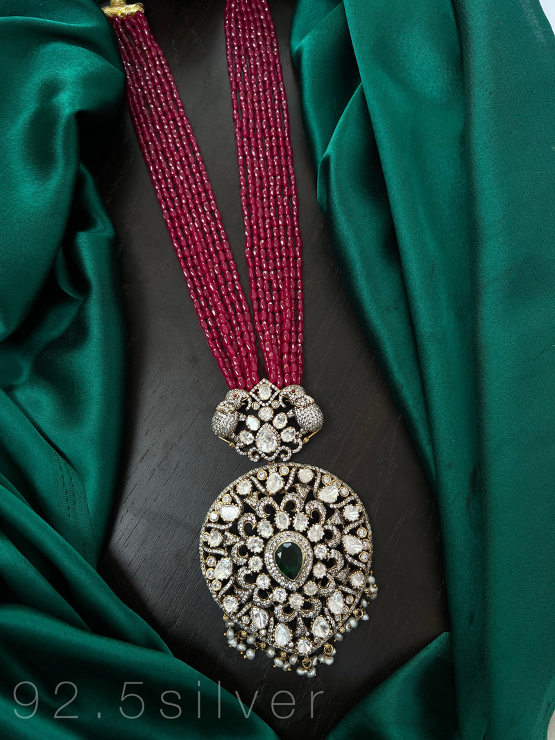 92.5 silver locket with beads haram