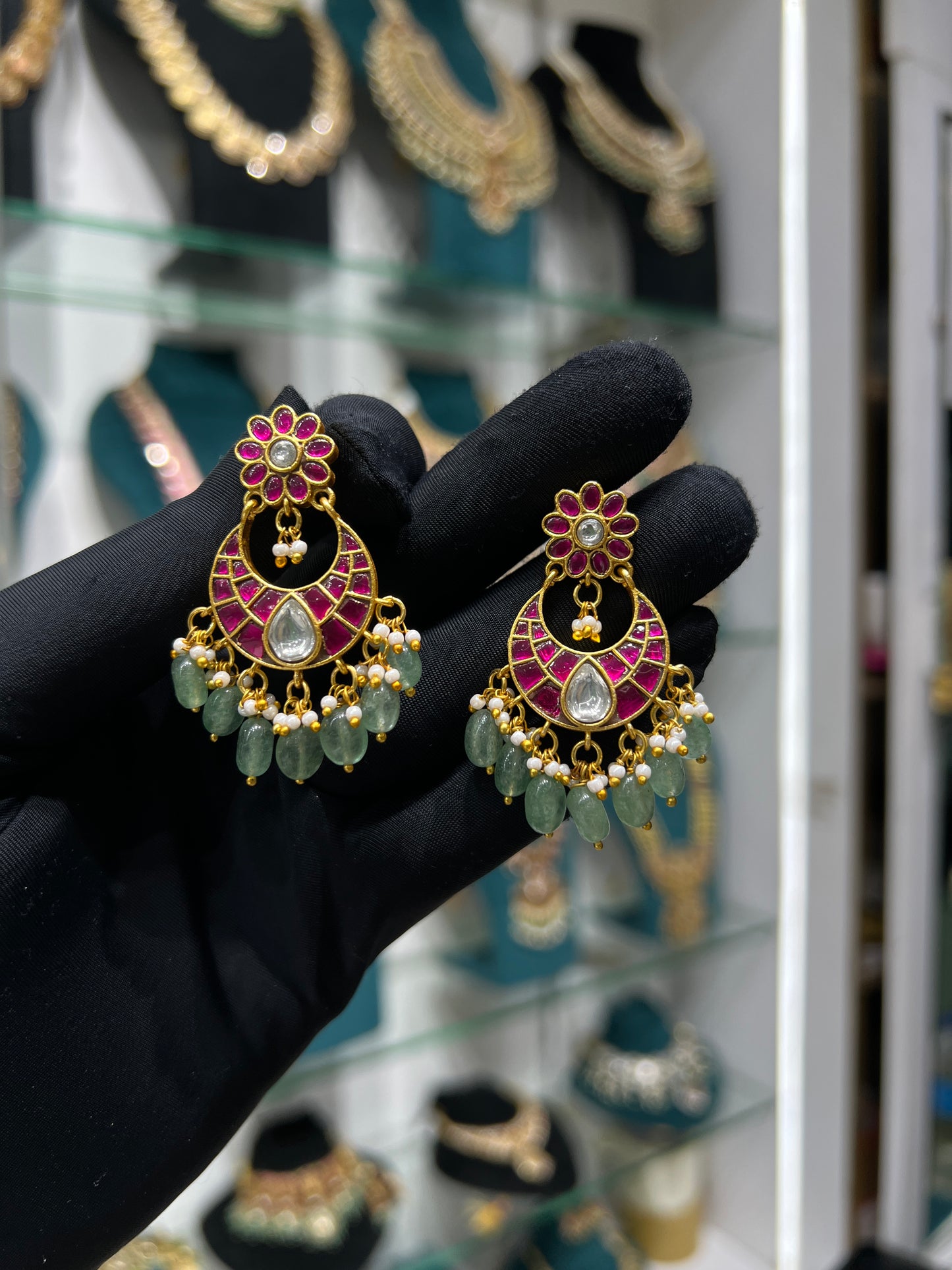 Kundan earring