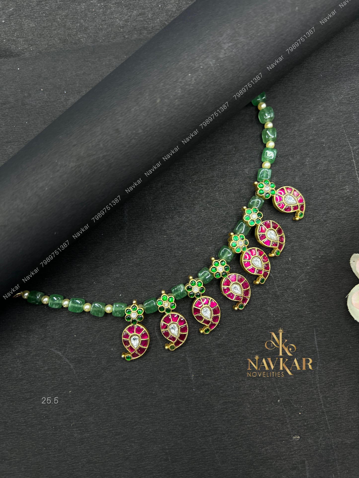 Mango kundan necklace