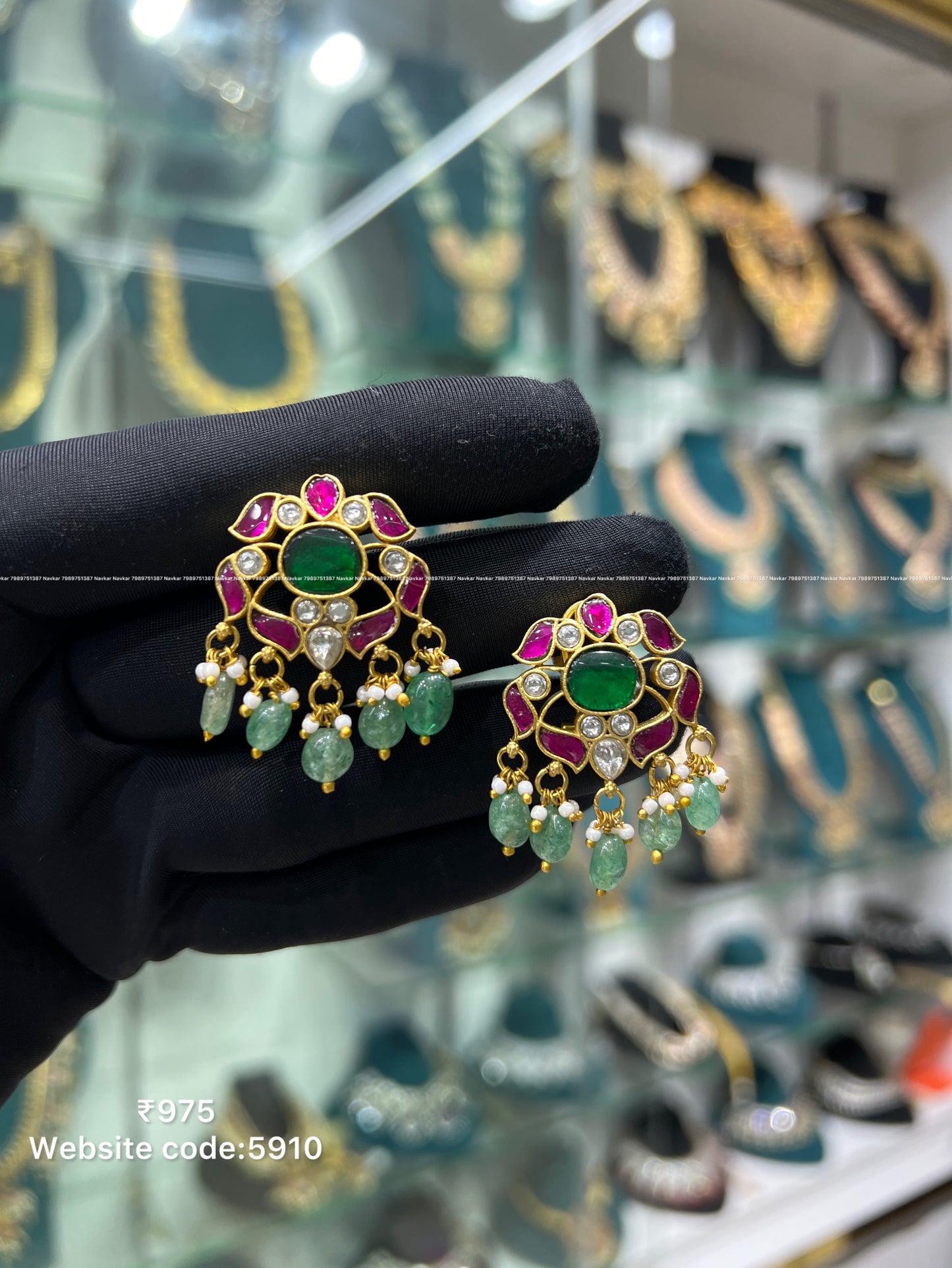 Kundan earring
