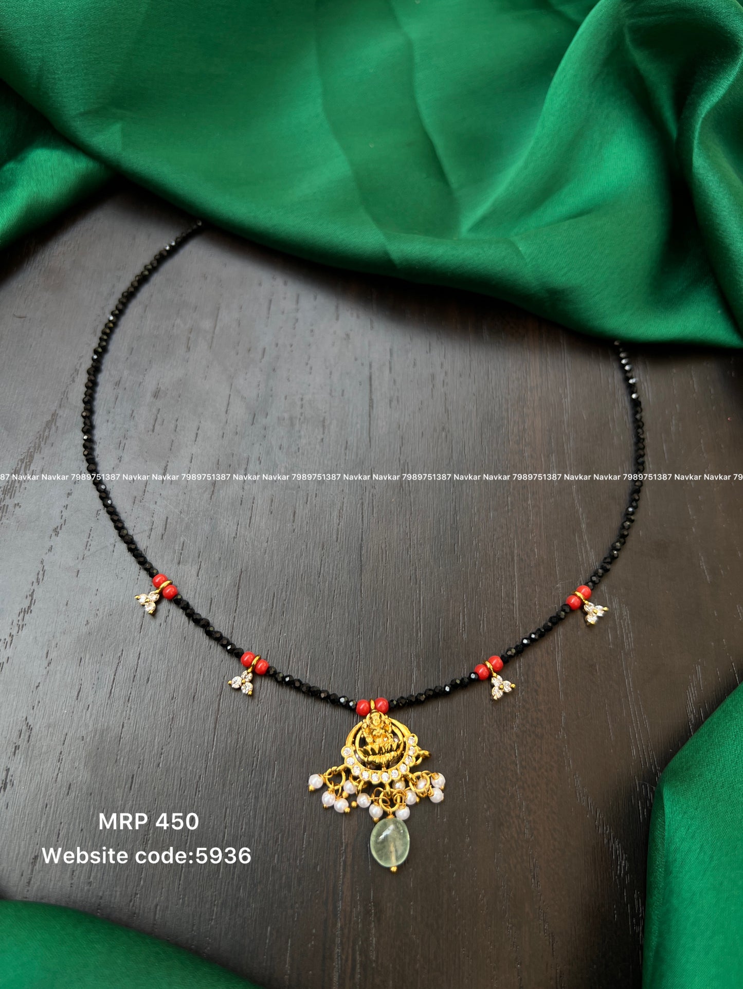 Black beads