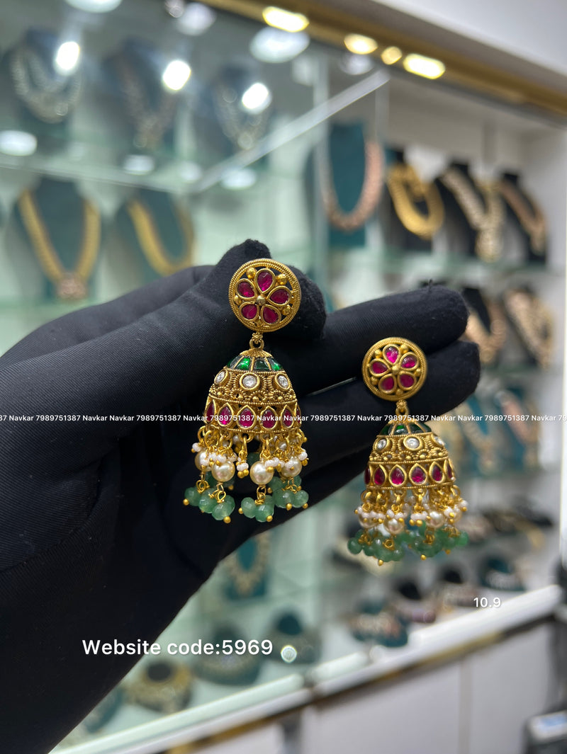 Kundan earring