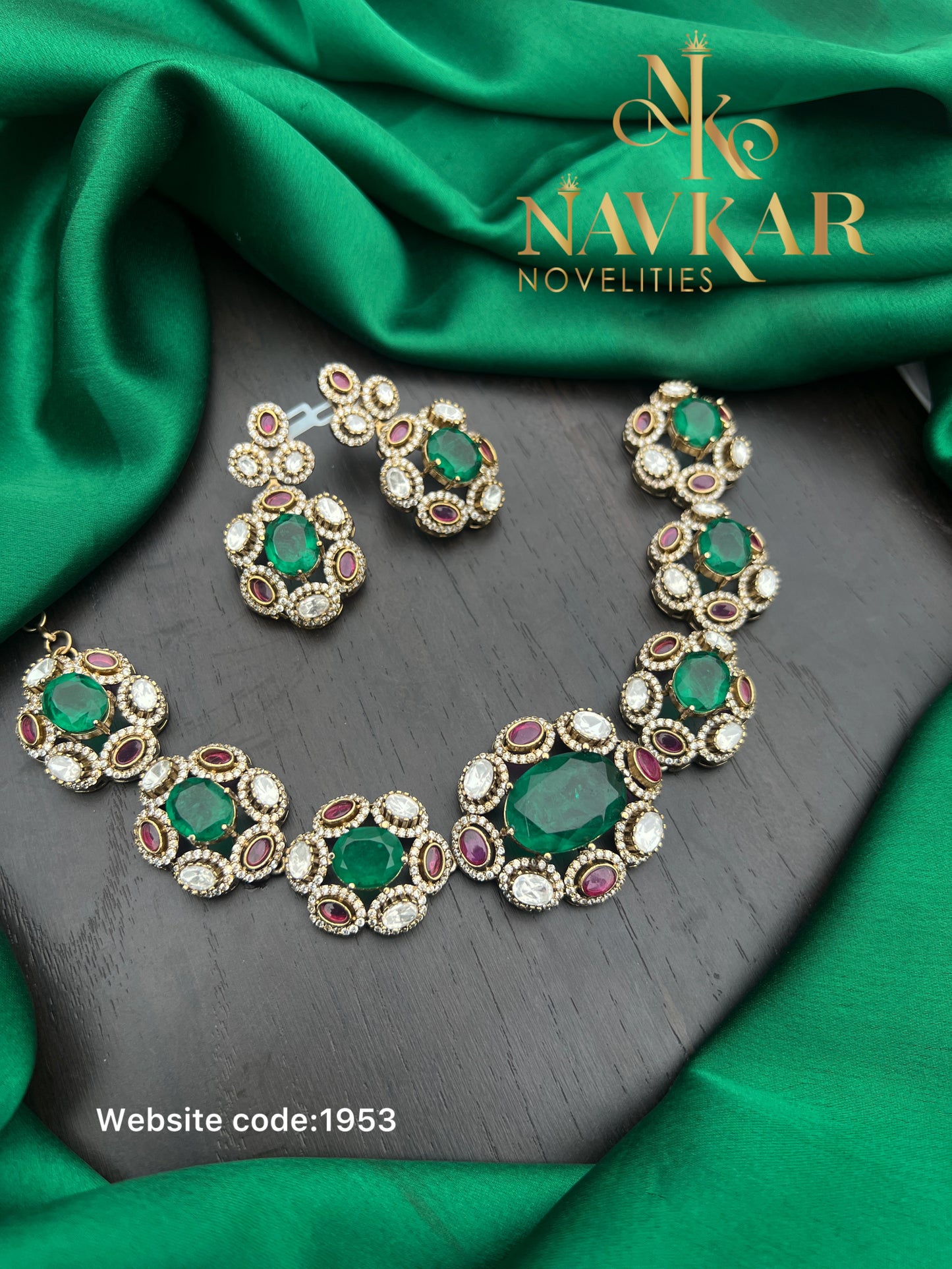 Mossonite necklace