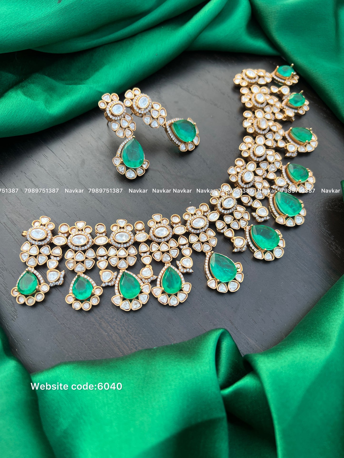 Mossonite necklace