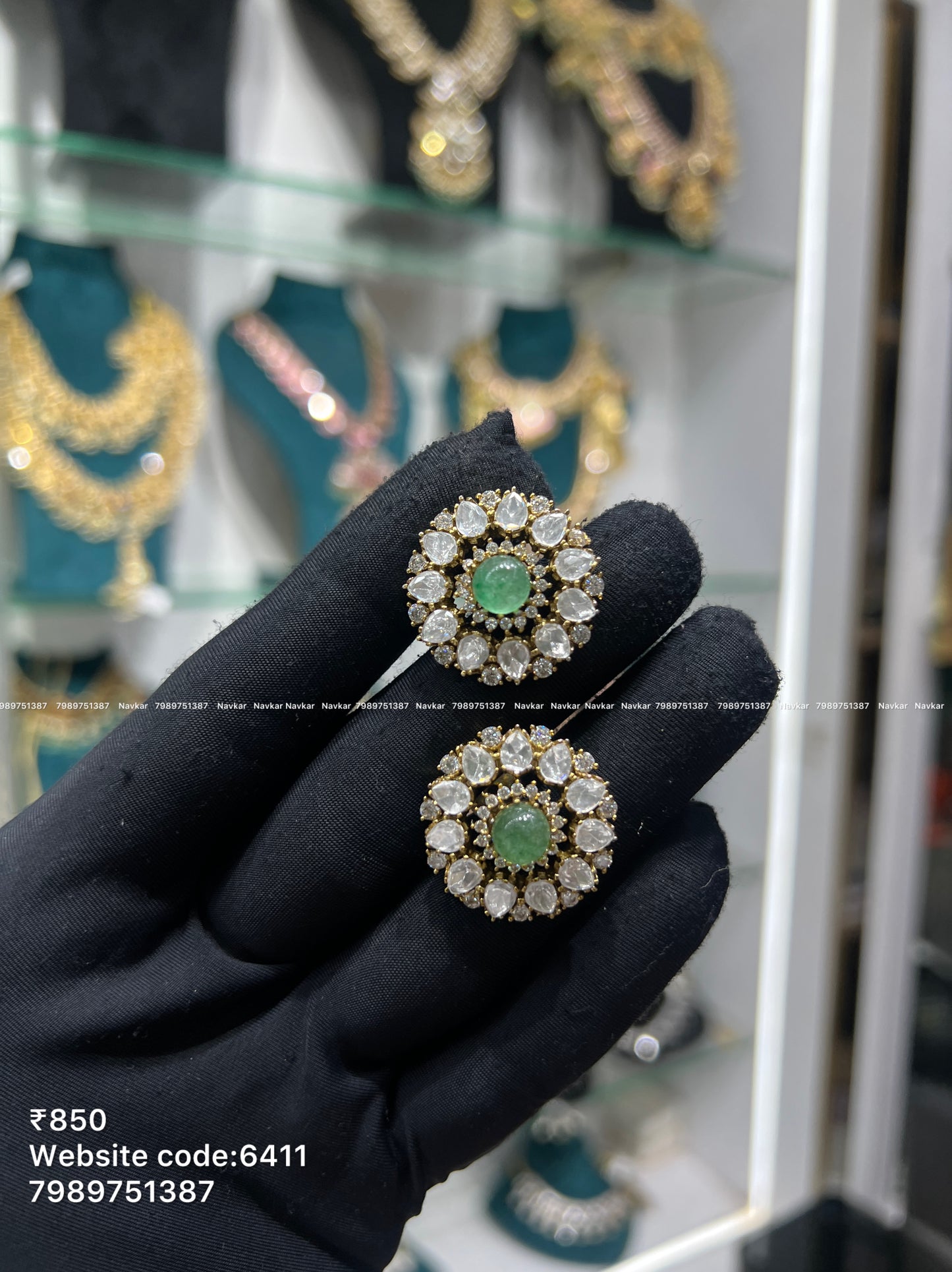 Mossonite earring
